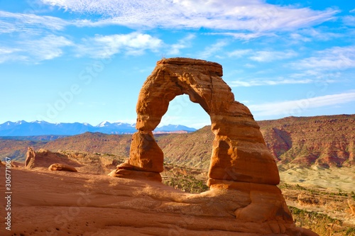 Fotografia, Obraz delicate arch in arches national park utah