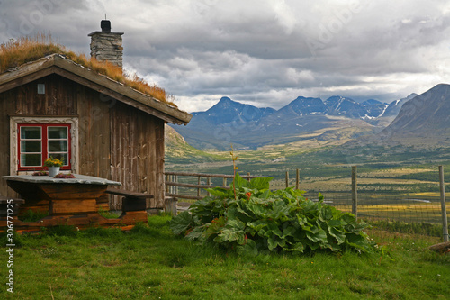 The mountain view from the shieling