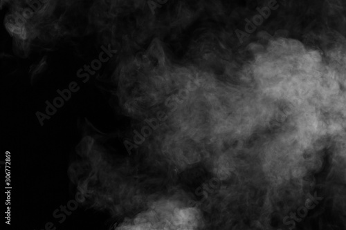 Black and White Smoke Cloud