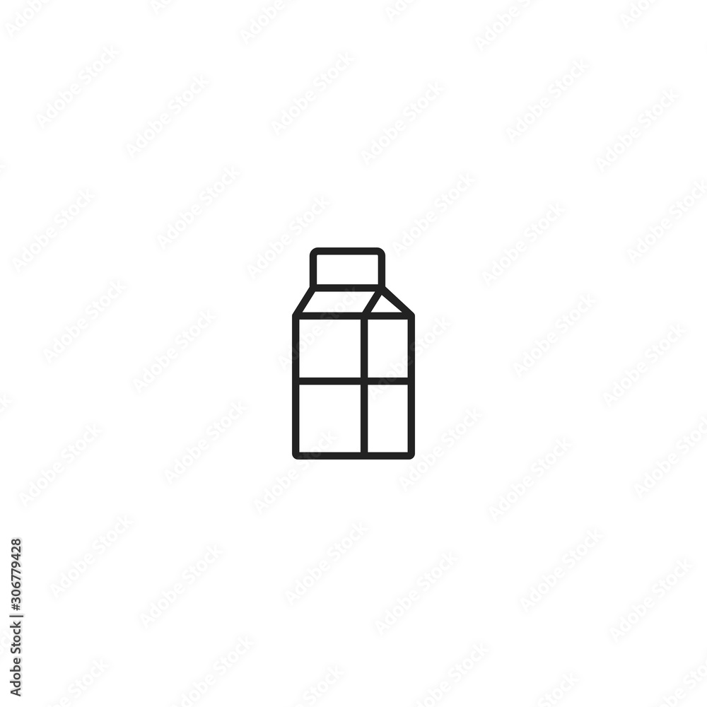 Milk icon. White drink symbol. Logo design element Milk icon. White drink symbol. Logo design element