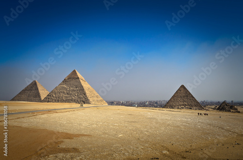 the great pyramids of giza in egypt