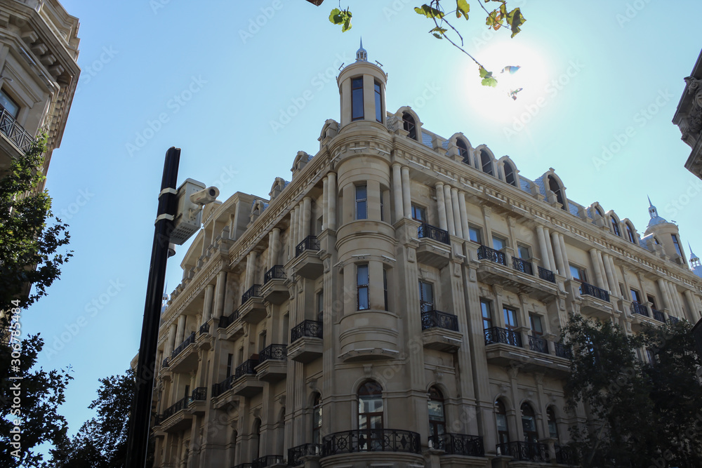 Nice residential building in Baku Azerbaijan