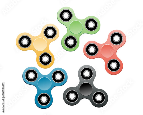 Hand spinner. Fidget toy for increased focus, stress relief.