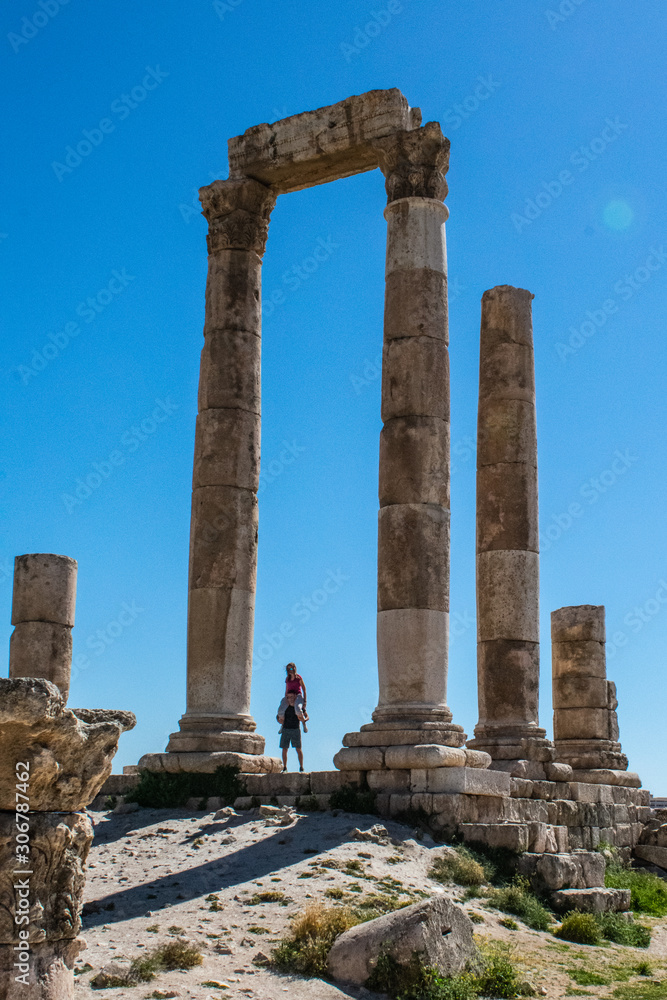 Massive Doric Greek Columns