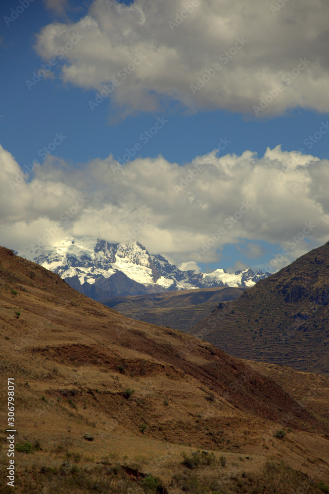 landscape in the Andes mountains