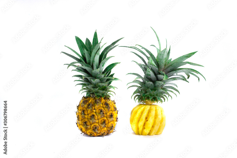 pineapple isolated on a white background