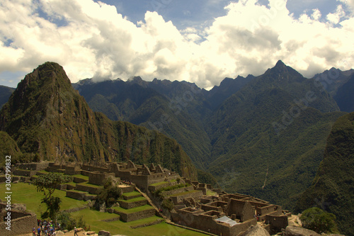 Machu Picchu Peru Andes in the background
