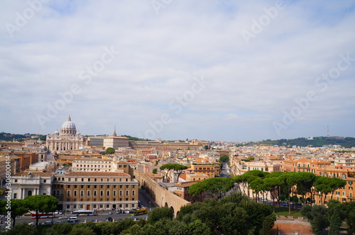 the landscape from Castle St.Angel in Vatican © Twill