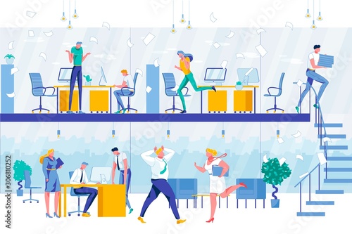 Workflow Process in Two-Level Business Office