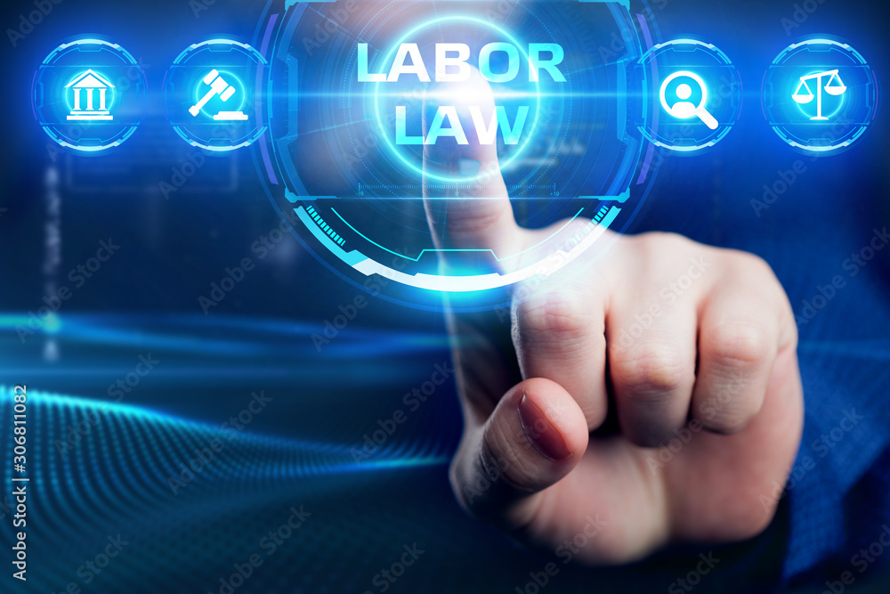 Fototapeta premium Business, Technology, Internet and network concept. Employment Law.