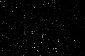 Christmas background, white snow on black background for edit photo.