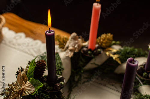 christmas advent wreath