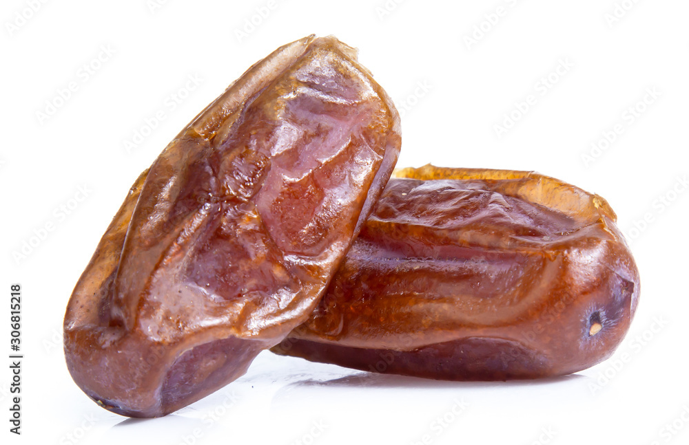 Dates palm isolated on white background Dates palm isolated on white background