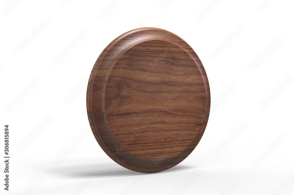 Blank Wood Plaque Template And Mock up. 3d render illustration. Blank Wood Plaque Template And Mock up. 3d render illustration.