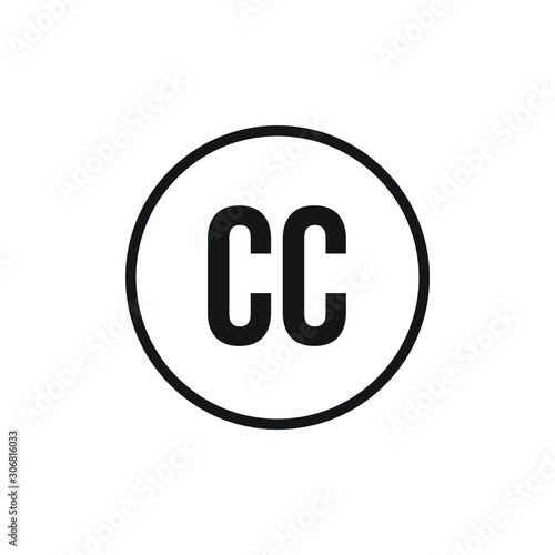 Closed captioning icon vector illustration.