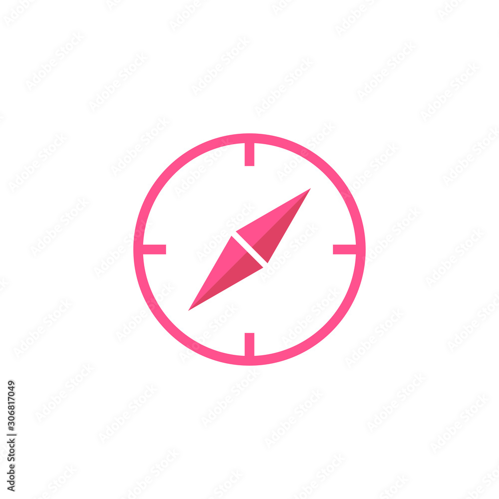 Compass icon Design. Vector illustration Compass icon Design. Vector illustration