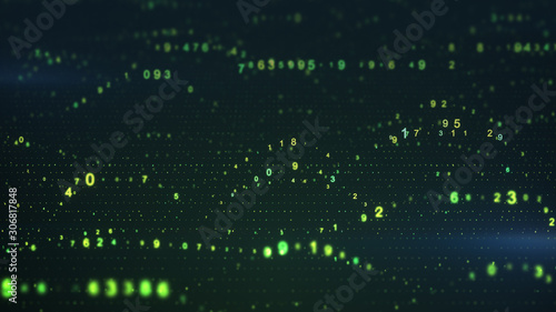 Floating digital code of bi...