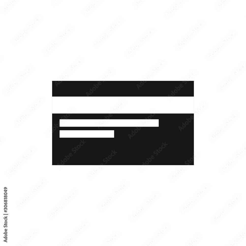 Credit card flat design. vector illustration Credit card flat design. vector illustration