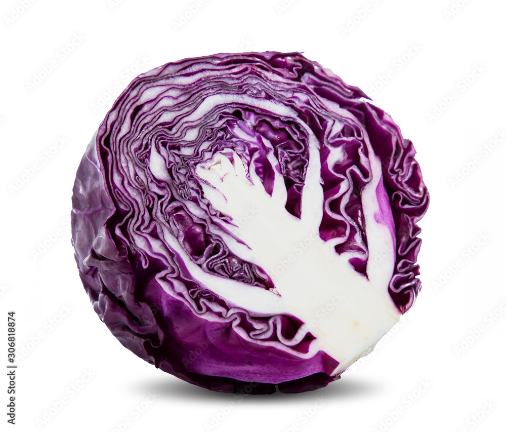 red cabbage vegetable isolated on white background red cabbage vegetable isolated on white background