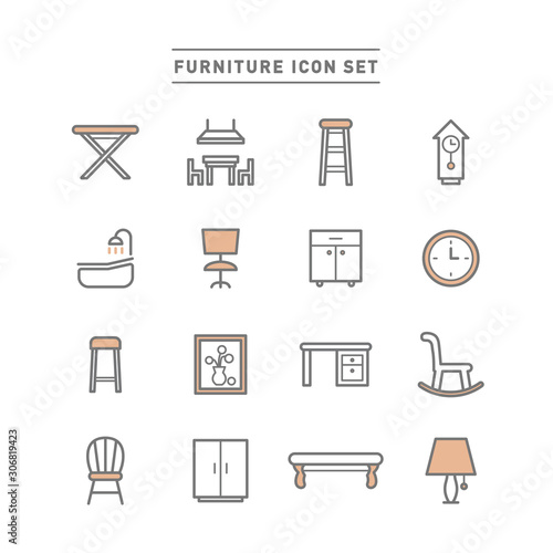 FURNITURE ICON SET