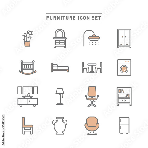 FURNITURE ICON SET