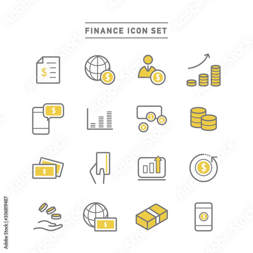 FINANCE ICON SET