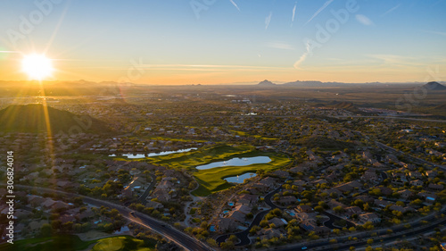 aerial view of East Mesa Arizona photo