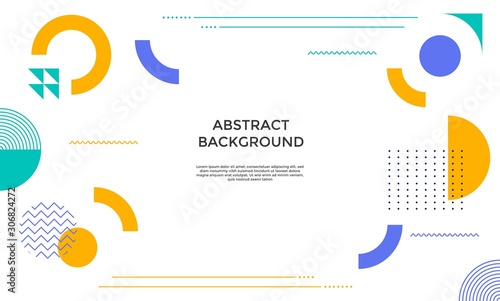 abstract background with geometric shapes