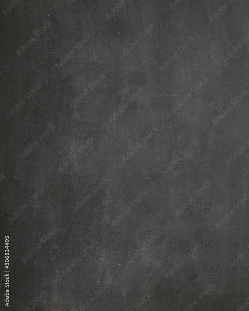 Fototapeta premium Empty green chalkboard texture hang on the white wall. double frame from green board and white background. image for background, wallpaper and copy space. bill board wood frame for add text.