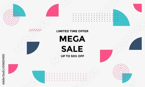 abstract background with geometric shapes