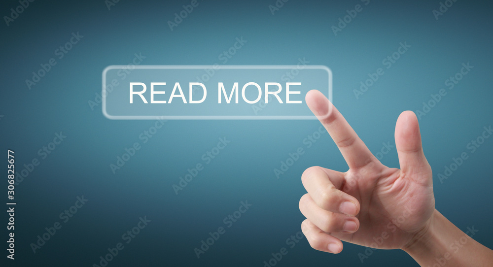 Hands touching button screen interface Hands touching button screen interface