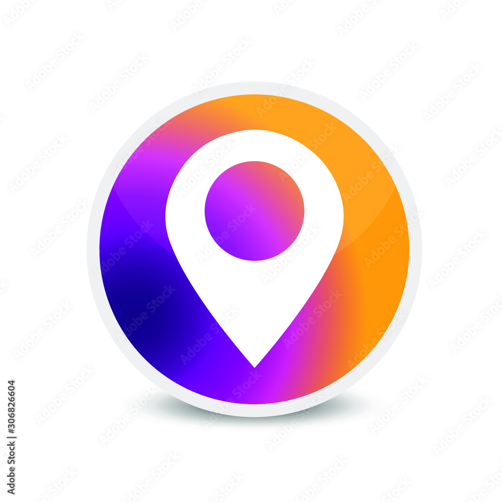 pin icon vector logo art pin icon vector logo art