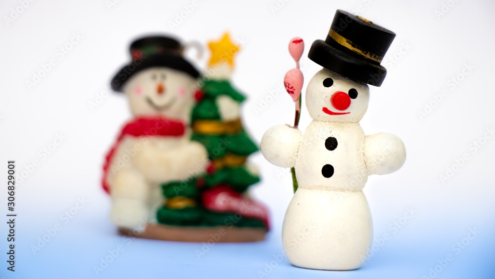 snowman and christmas tree snowman and christmas tree