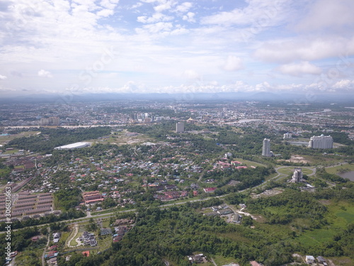 Kuching, Sarawak / Malaysia - December 1 2019: The Outdoor Sarawak State Stadiums where all the national outdoor sports and events take place