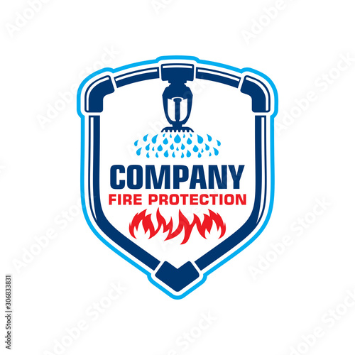 Sprinkle Logo, Fire Extinguisher Logo