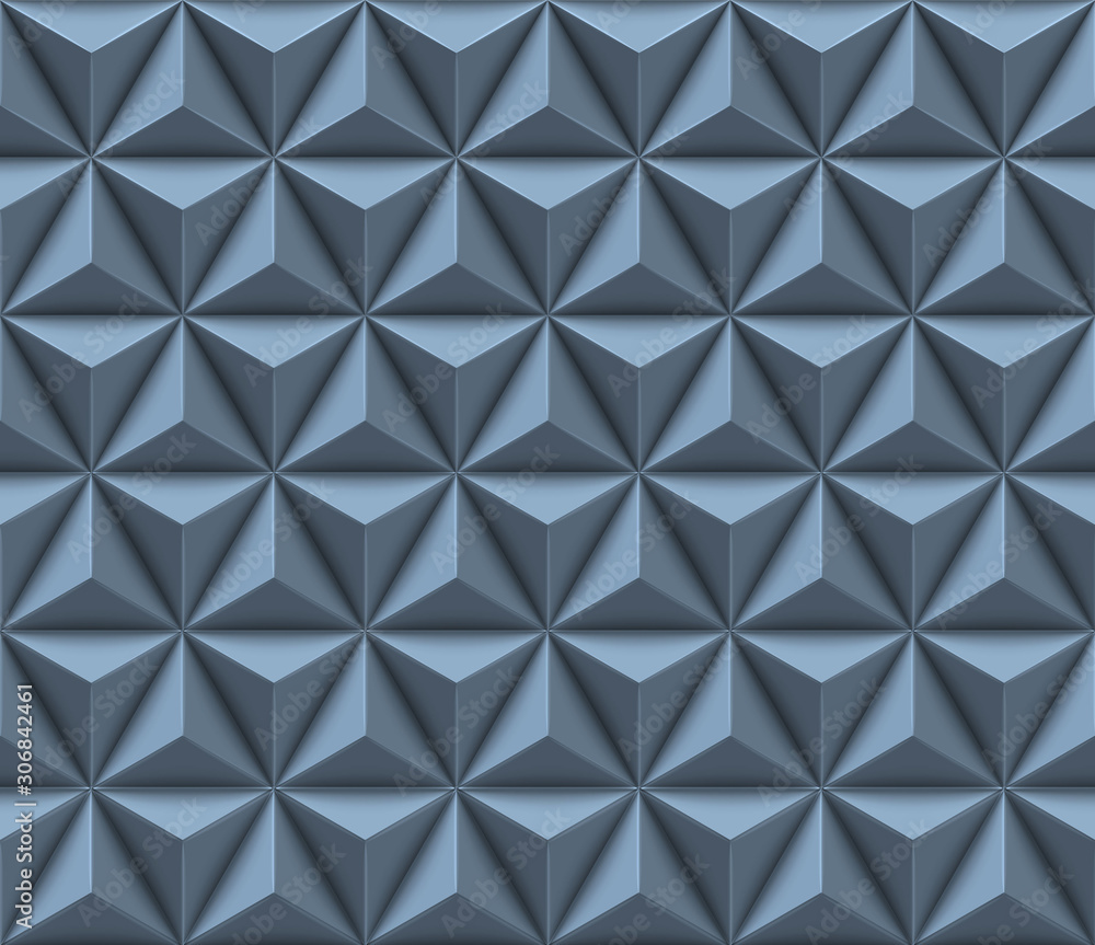 Geometric triangle pattern