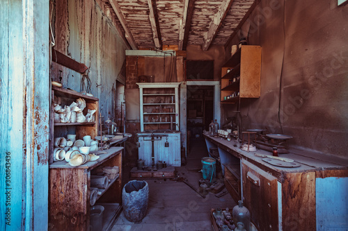 The ghost town of Bodie California, famous place of the gold rush
