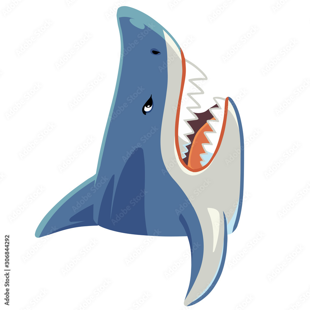 サメのイラスト 上向き Stock Vector Adobe Stock サメのイラスト 上向き Stock Vector Adobe Stock