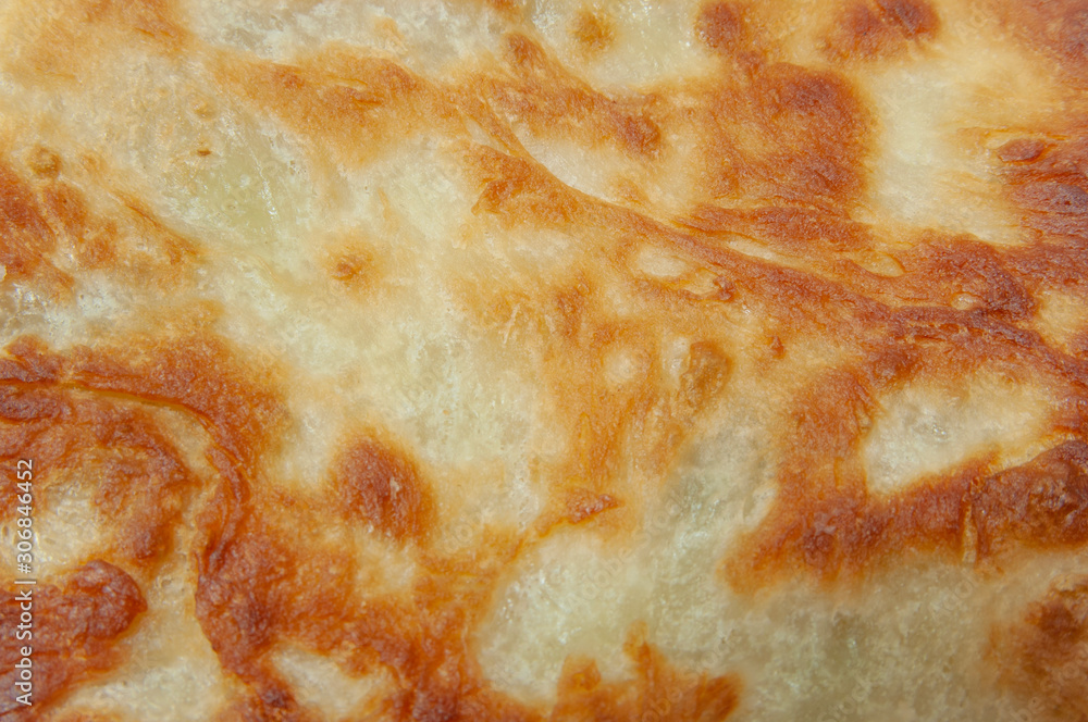 macro-shooting of the baked dough. macro-shooting of the baked dough.
