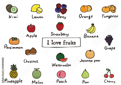I love food 5 - Fruits -