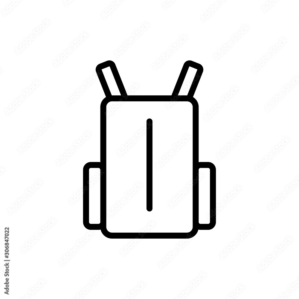 Obraz premium bacpack icon vector illustration design template eps - 10