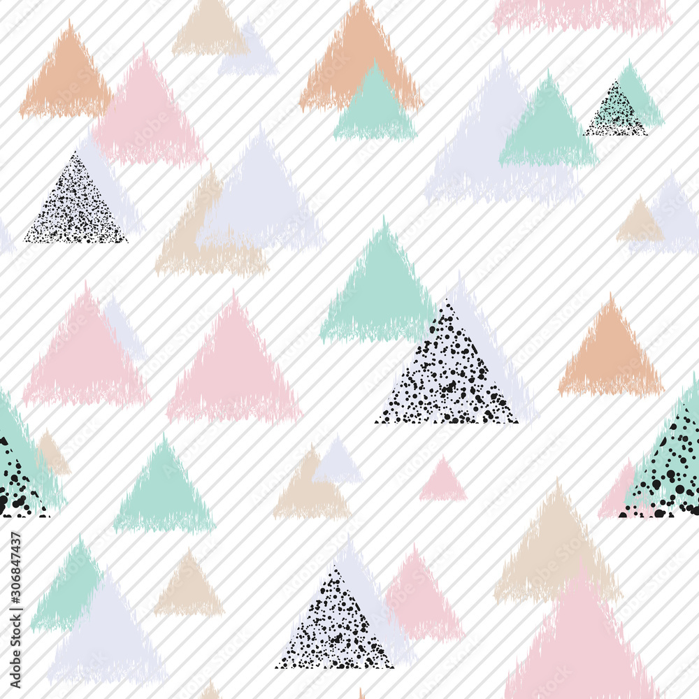 Pastel design with triangles Pastel design with triangles