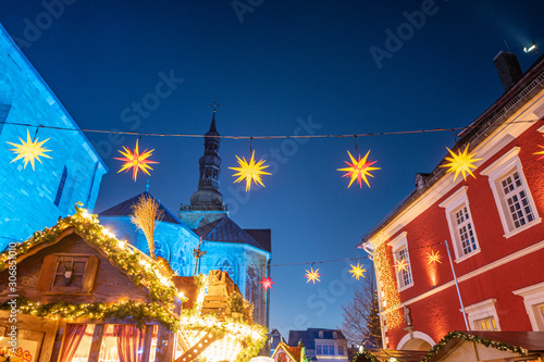 Konstfotografi weihnachtsmarkt in westfalen