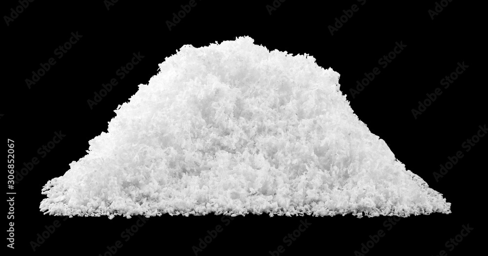 © Valerii Zan - pile of fluffy white snow isolated on a black background. © Valerii Zan - pile of fluffy white snow isolated on a black background.