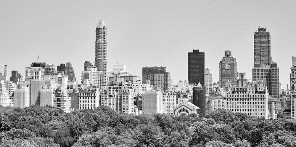 Manhattan Upper East Side by the Central Park, New York. Manhattan Upper East Side by the Central Park, New York.