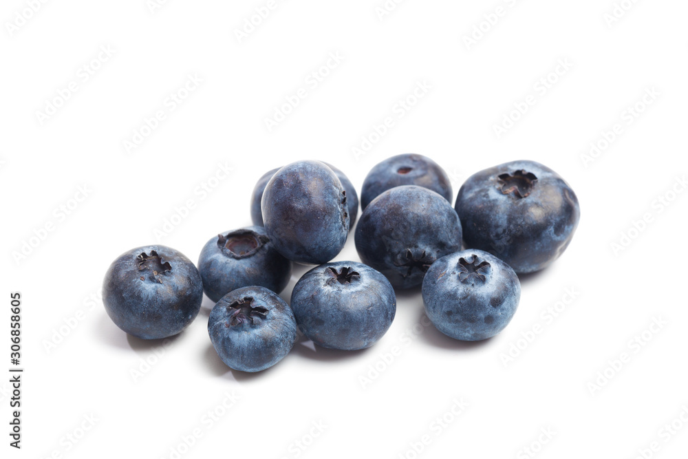 Blueberries isolated on white background. Blueberries isolated on white background.
