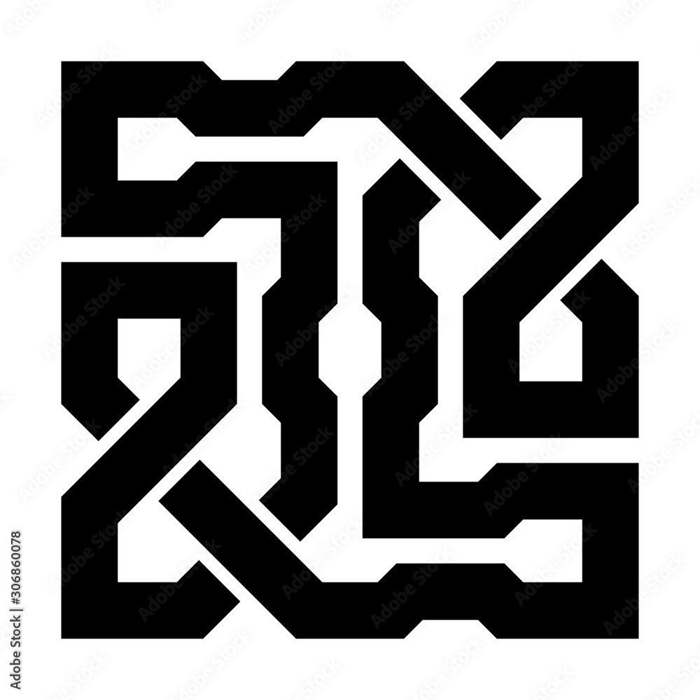 Celtic knot. Abstract ornament. Vector illustration. Celtic knot. Abstract ornament. Vector illustration.