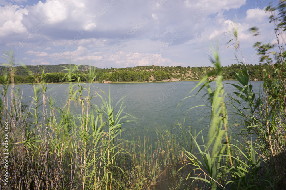 Reservoir in Valbona Teruel Aragon Spain