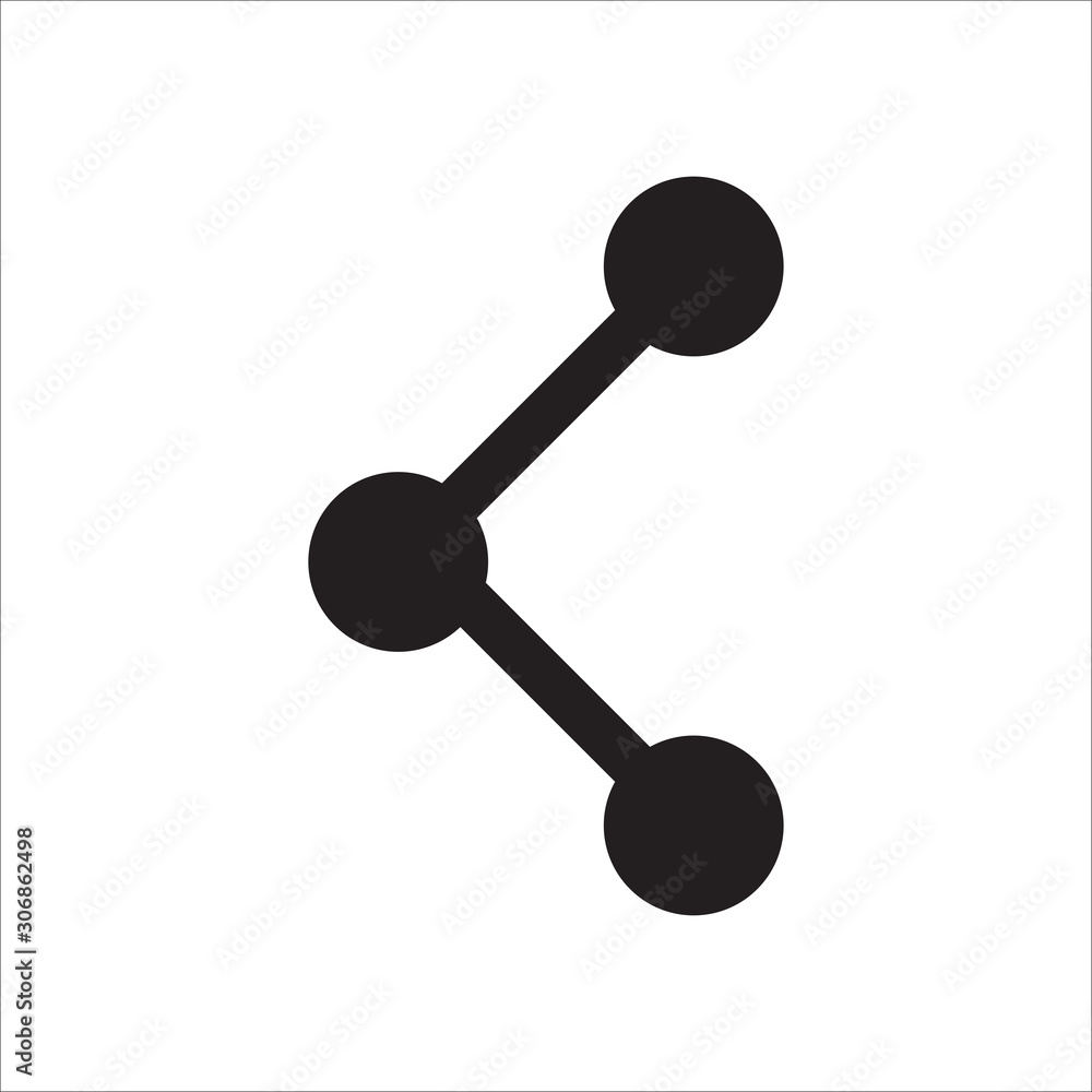 Share black vector icon Share black vector icon