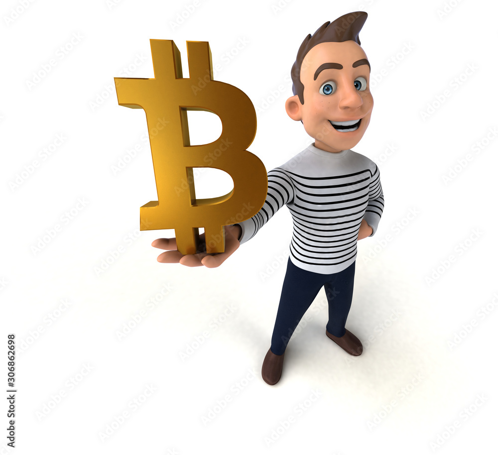 Fun 3D cartoon casual character Fun 3D cartoon casual character